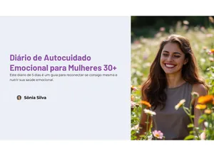 Capa: Diário de Autocuidado - 5 Dias